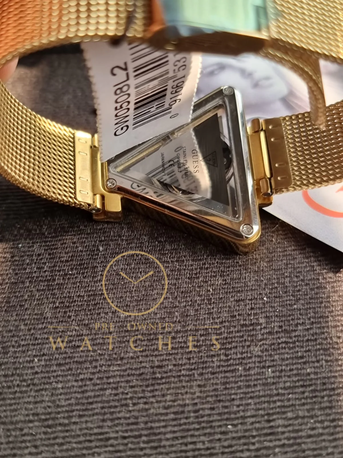 Guess Women’s Quartz Gold Stainless Steel Gold Dial 34mm Watch GW0508L2 - Image 5