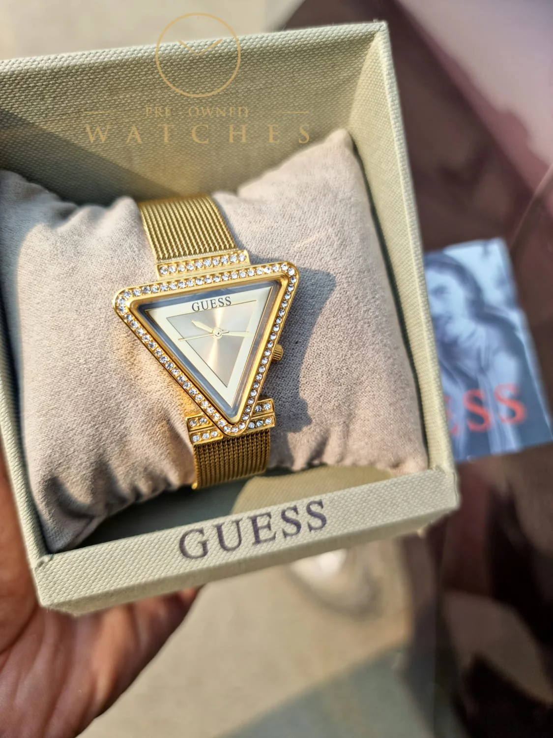 Guess Women’s Quartz Gold Stainless Steel Gold Dial 34mm Watch GW0508L2 - Image 6