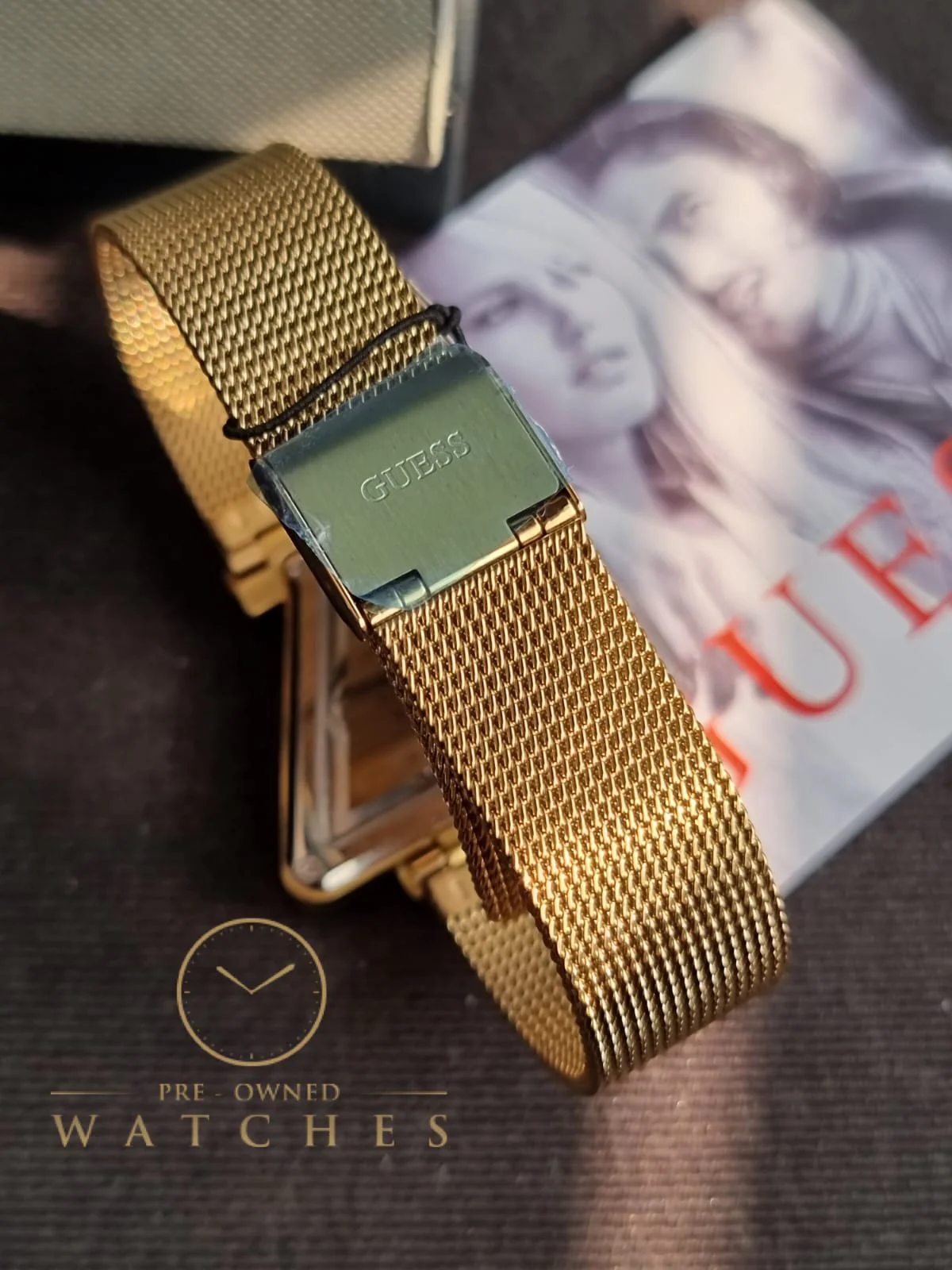 Guess Women’s Quartz Gold Stainless Steel Gold Dial 34mm Watch GW0508L2 - Image 7