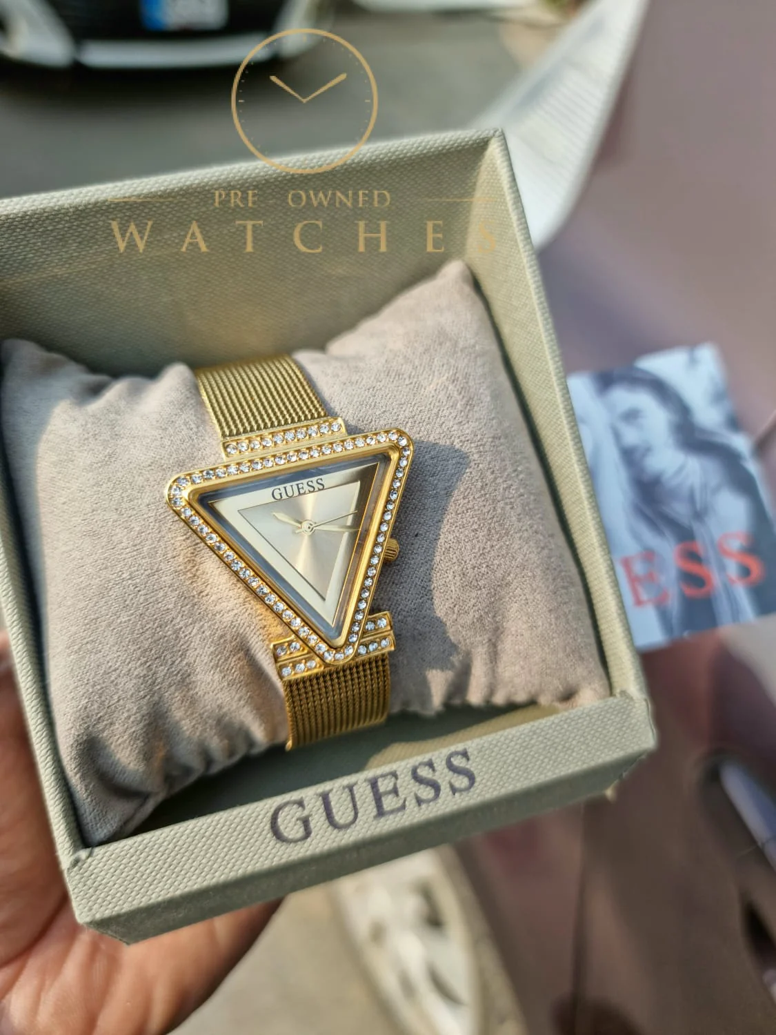 Guess Women’s Quartz Gold Stainless Steel Gold Dial 34mm Watch GW0508L2 - Image 9