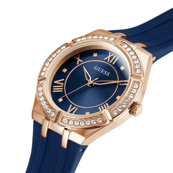 Guess Women’s Quartz Silicone Strap Blue Dial 36mm Watch GW0034L4 - Image 3