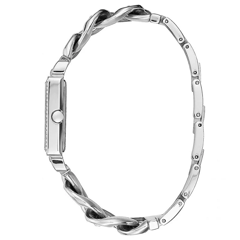 Guess Women’s Quartz Silver Stainless Steel Silver Dial 28mm Watch W1030L1 - Image 3
