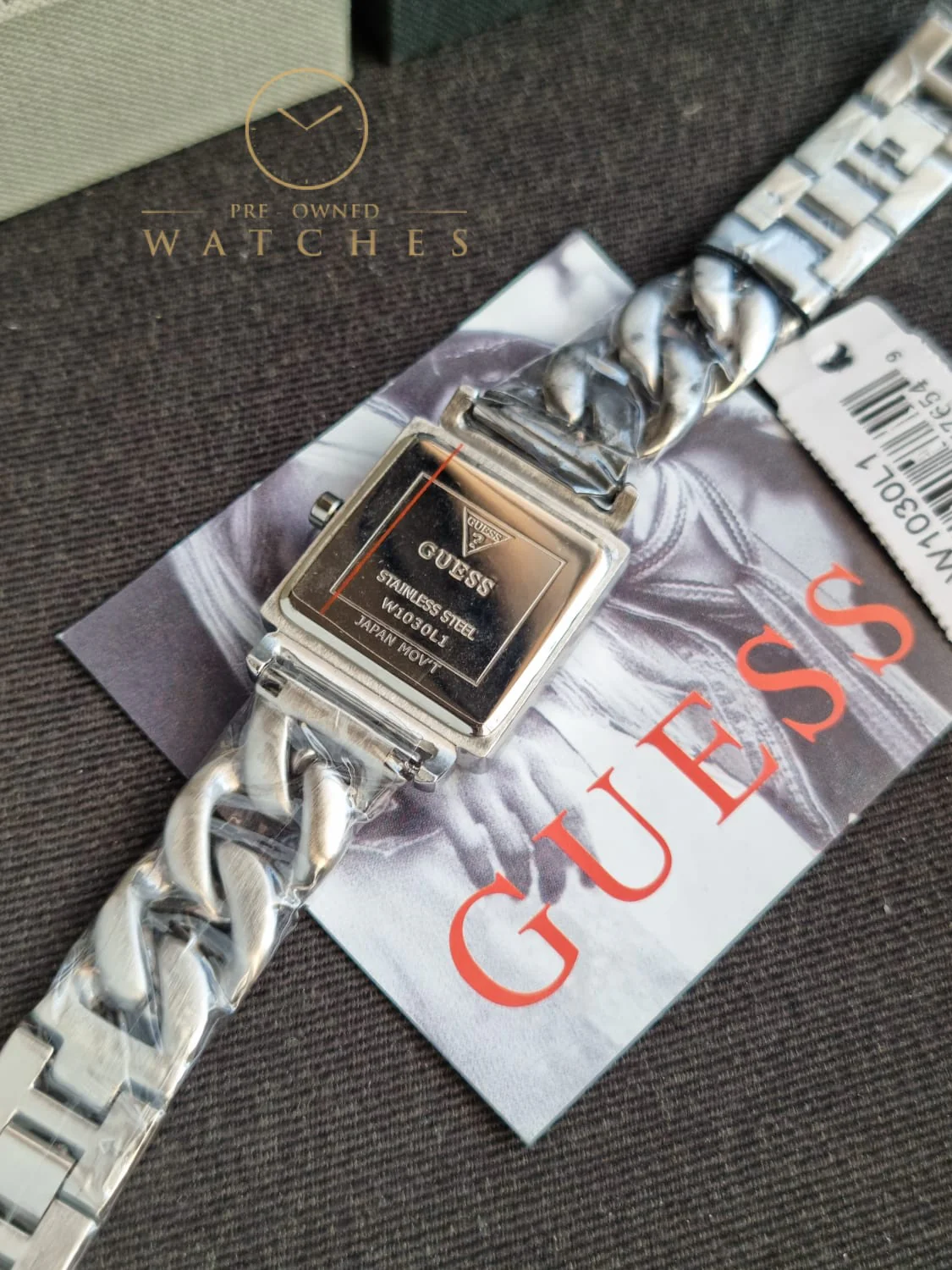 Guess Women’s Quartz Silver Stainless Steel Silver Dial 28mm Watch W1030L1 - Image 8