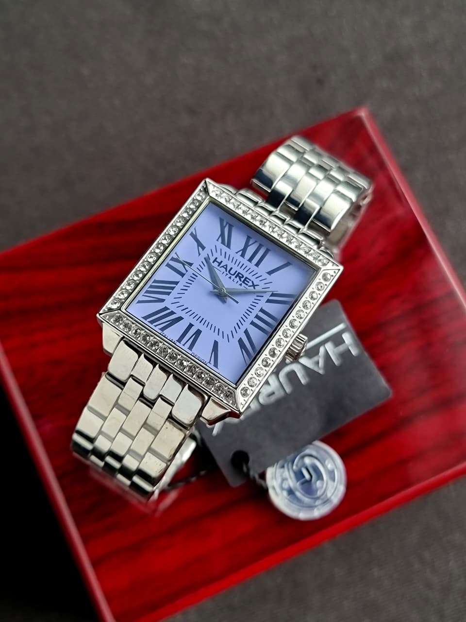 Haurex Italy Ladies Watch Square Dial Purple Dial - Image 3
