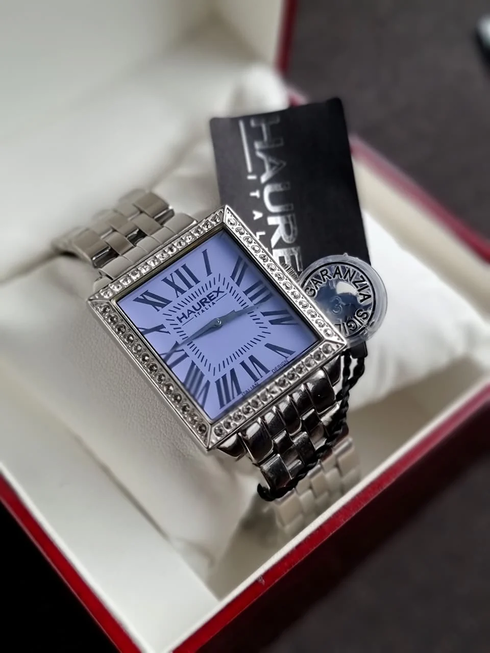 Haurex Italy Ladies Watch Square Dial Purple Dial - Image 4