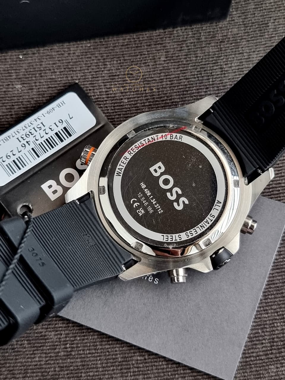 Hugo Boss Globetrotter Analog Gray Dial Men's Watch-1513931 - Image 5