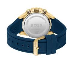Hugo Boss Men’s Quartz Blue Silicone Strap Blue Dial 46mm Watch 1513965 - Image 3