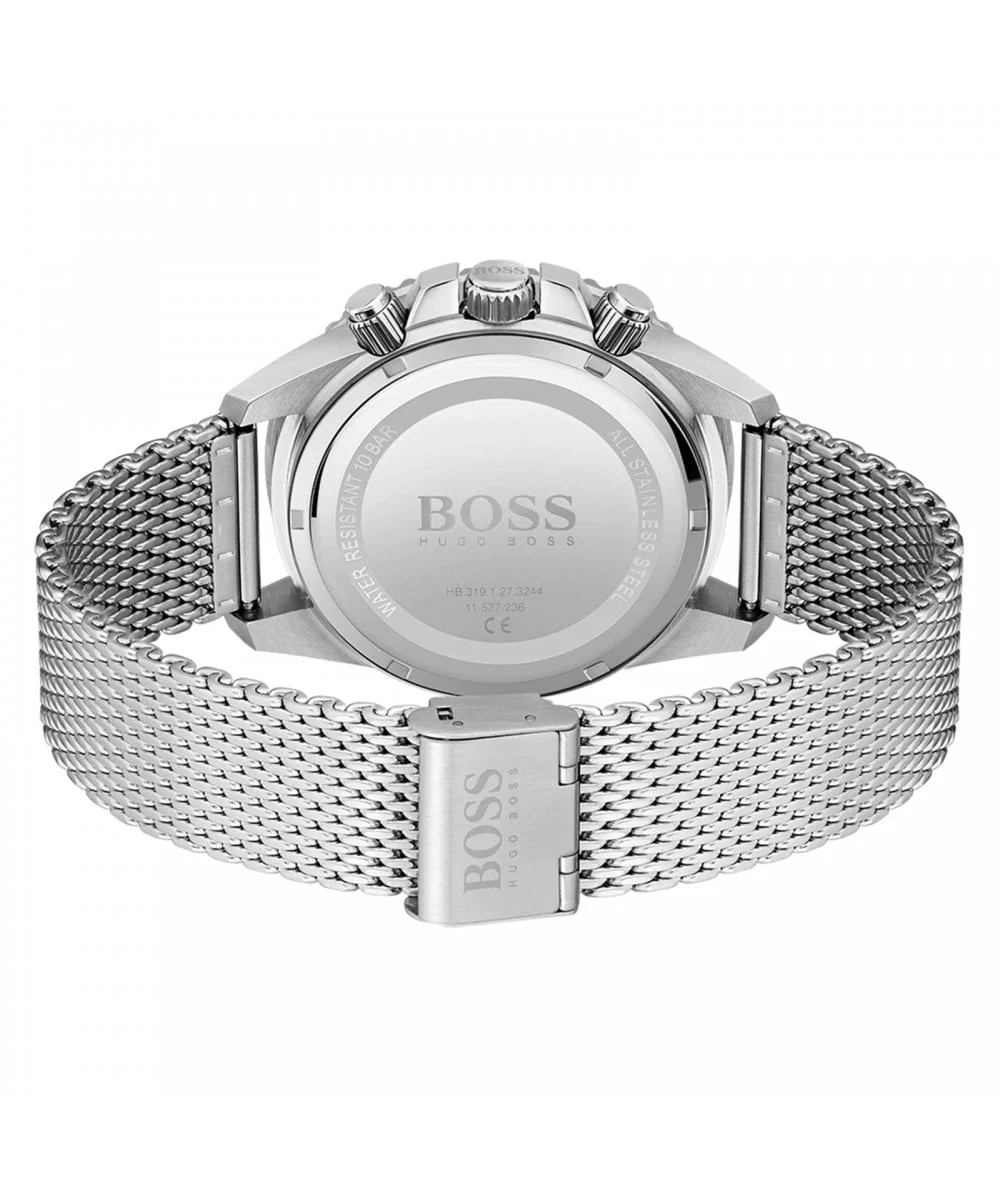 Hugo Boss Men’s Quartz Silver Stainless Steel Green Dial 46mm Watch 1513905 - Image 4