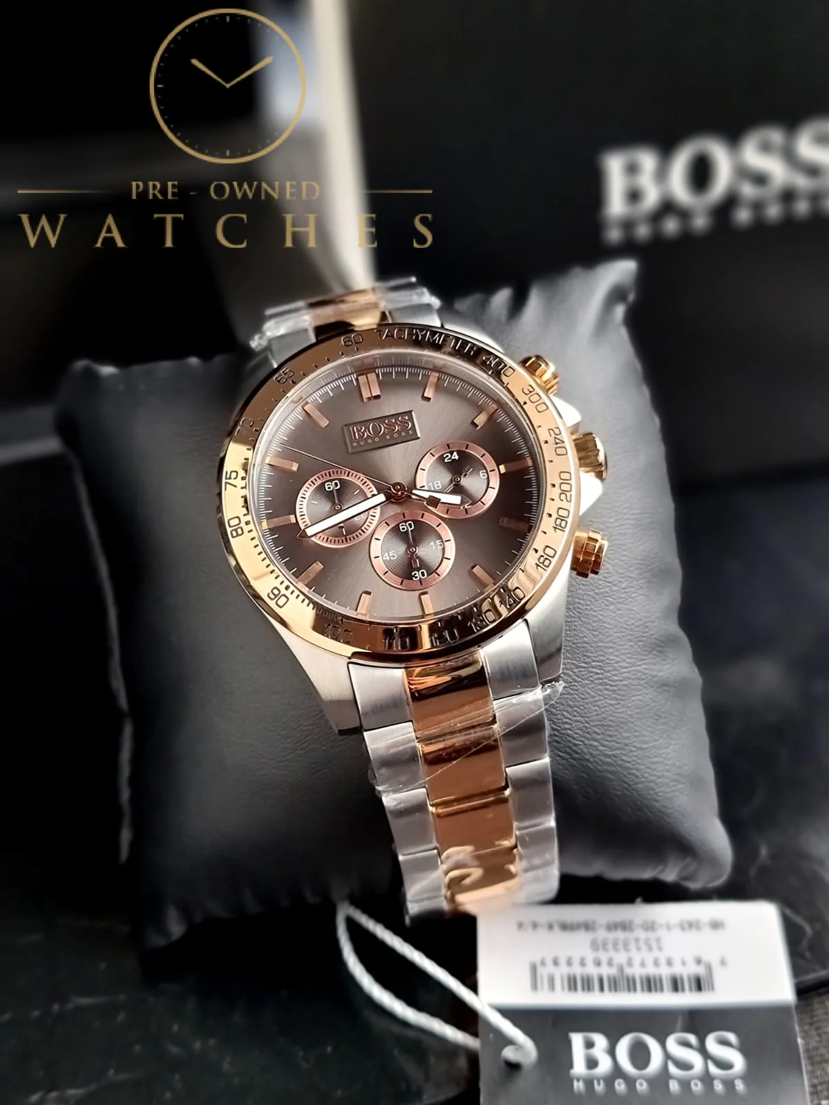 Hugo Boss Men’s Two-Tone Rose Gold Silver Watch 1513339 - Image 5
