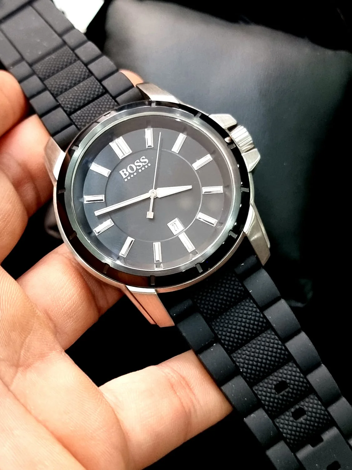 Hugo Boss Origin 1512922 Mens Wristwatch Classic (lot item strap Change)