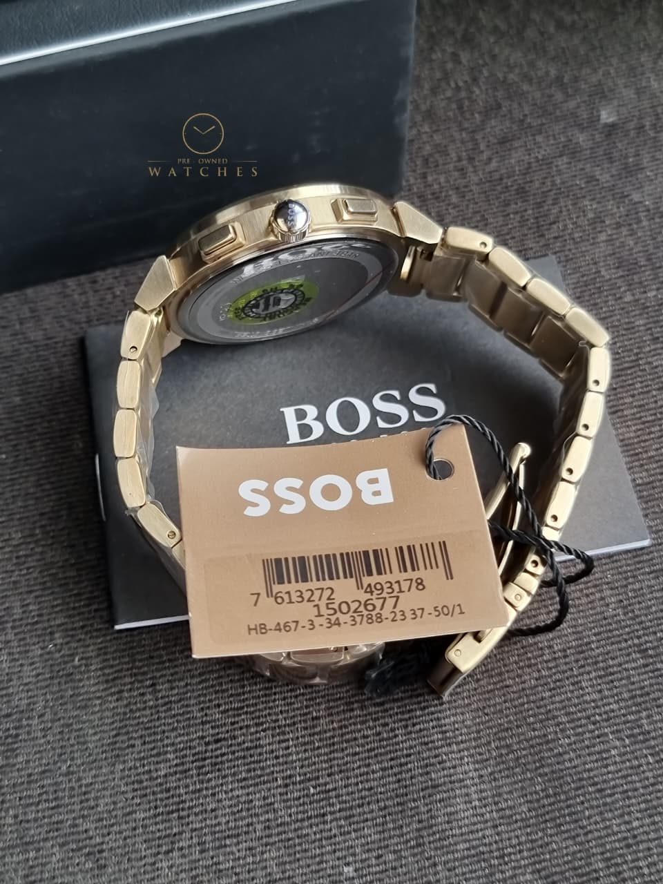 Hugo Boss Women’s Quartz Gold Stainless Steel Blue Dial 38mm Watch 1502677 - Image 6