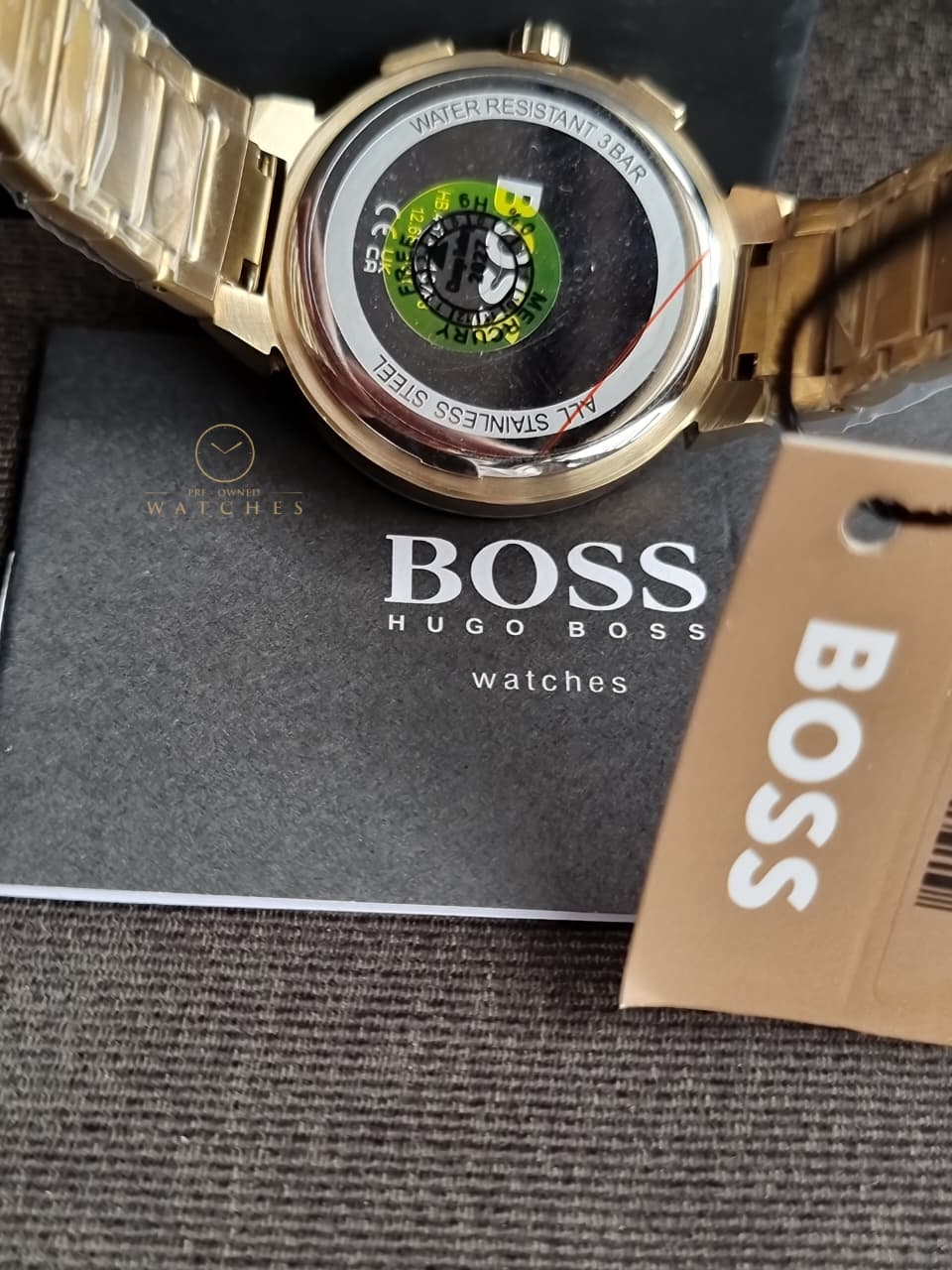 Hugo Boss Women’s Quartz Gold Stainless Steel Blue Dial 38mm Watch 1502677 - Image 7