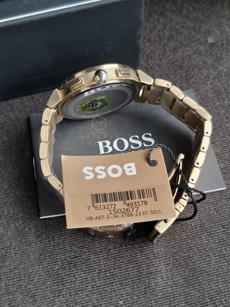 Hugo Boss Women’s Quartz Gold Stainless Steel Blue Dial 38mm Watch 1502677 - Image 8
