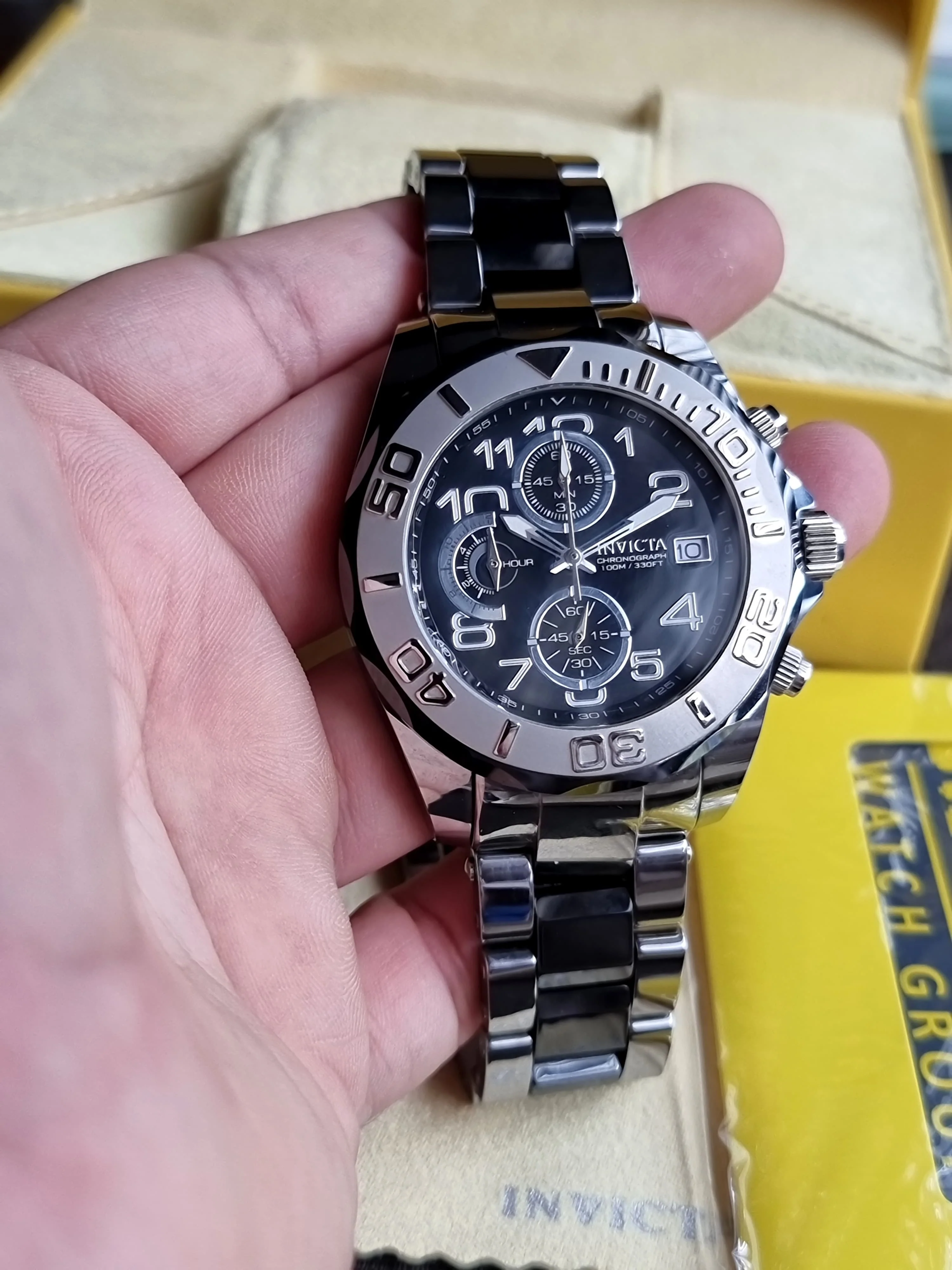 Invicta 1248 Men's Tungsten Gents Watch Quartz Watch - Image 3