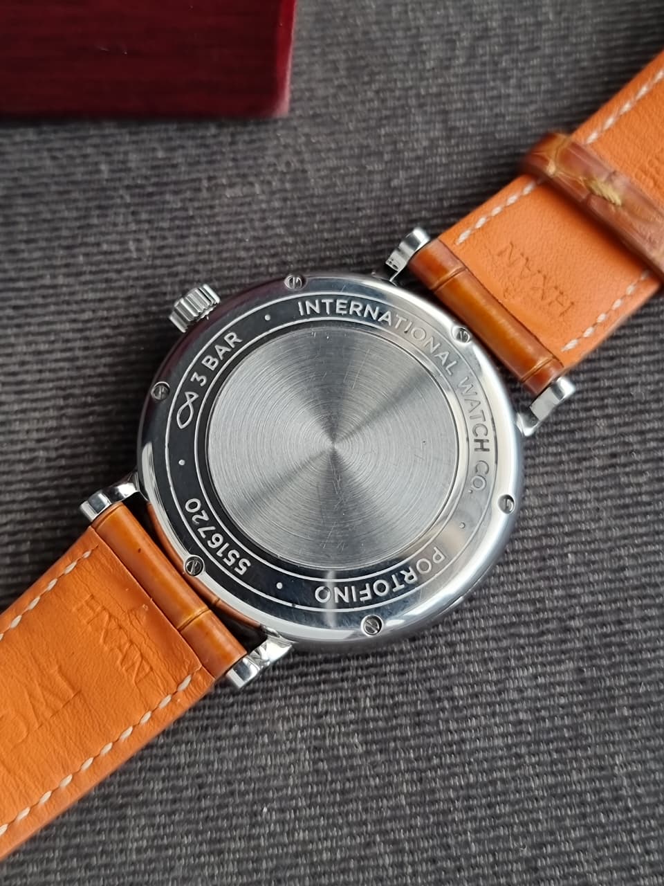 IWC Portofino Automatic IW458101 – Silver Dial, Steel Case, Leather Strap, 37mm - Image 4