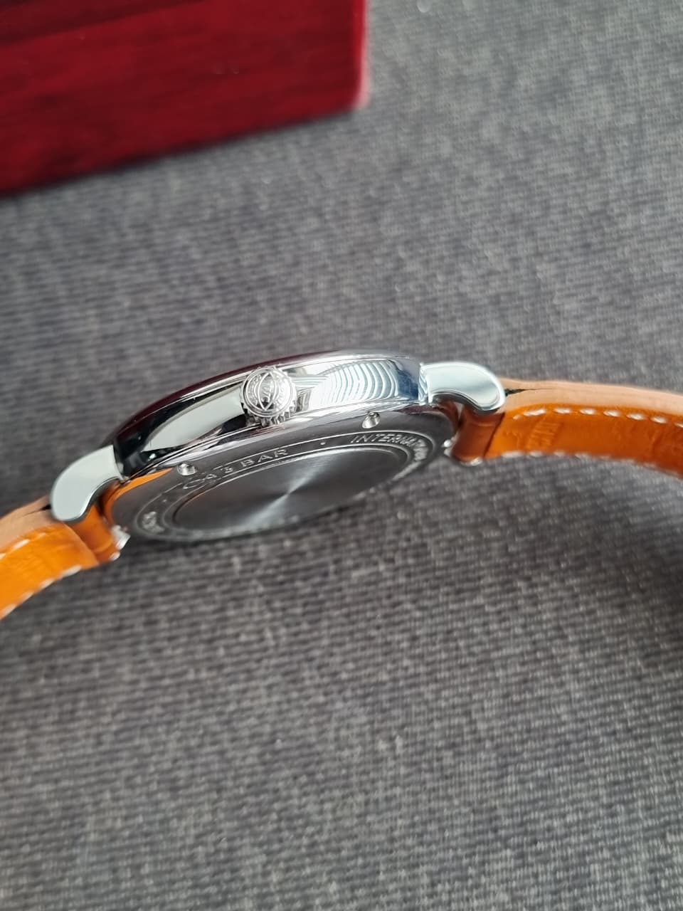 IWC Portofino Automatic IW458101 – Silver Dial, Steel Case, Leather Strap, 37mm - Image 5