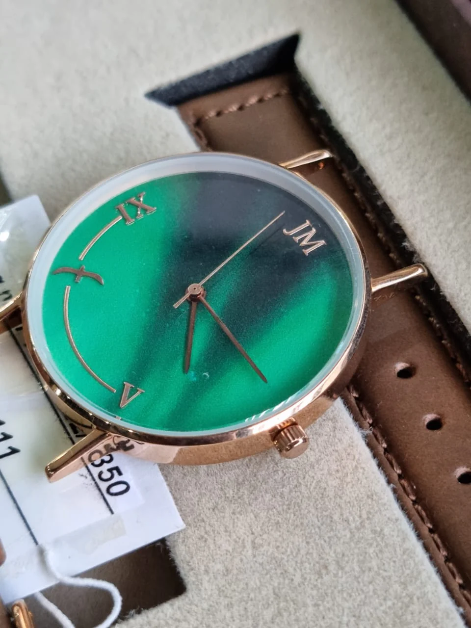 Jm Green Dial Ladies Watch - Image 5