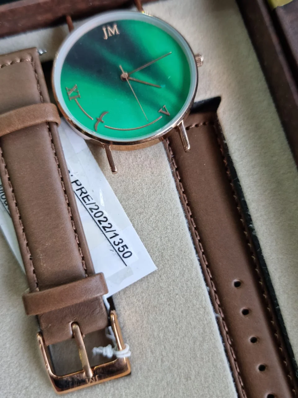 Jm Green Dial Ladies Watch - Image 8