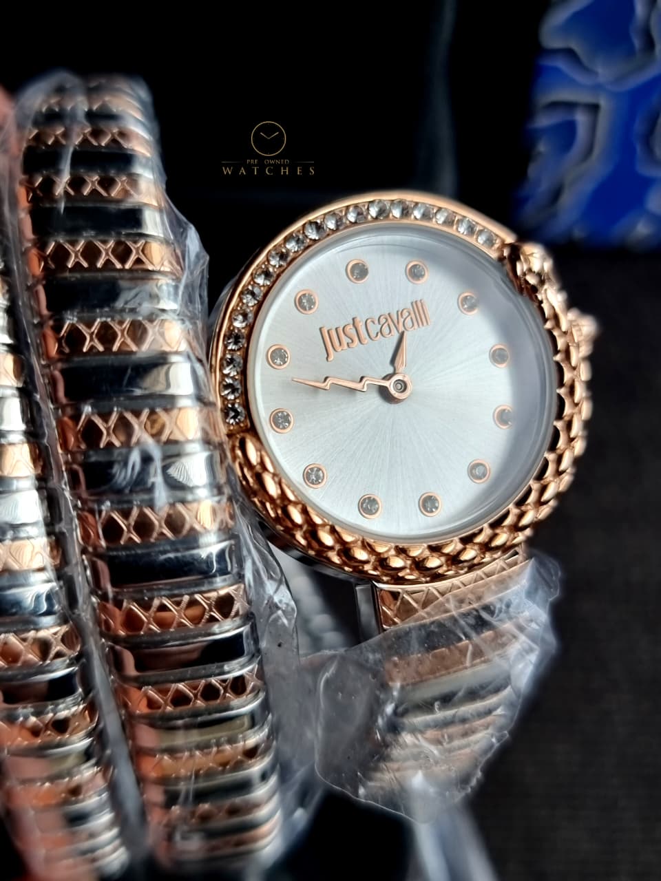 Just Cavalli JC1L302M0065 Enchanting Snake Women's Watch Silver Dial - Image 5