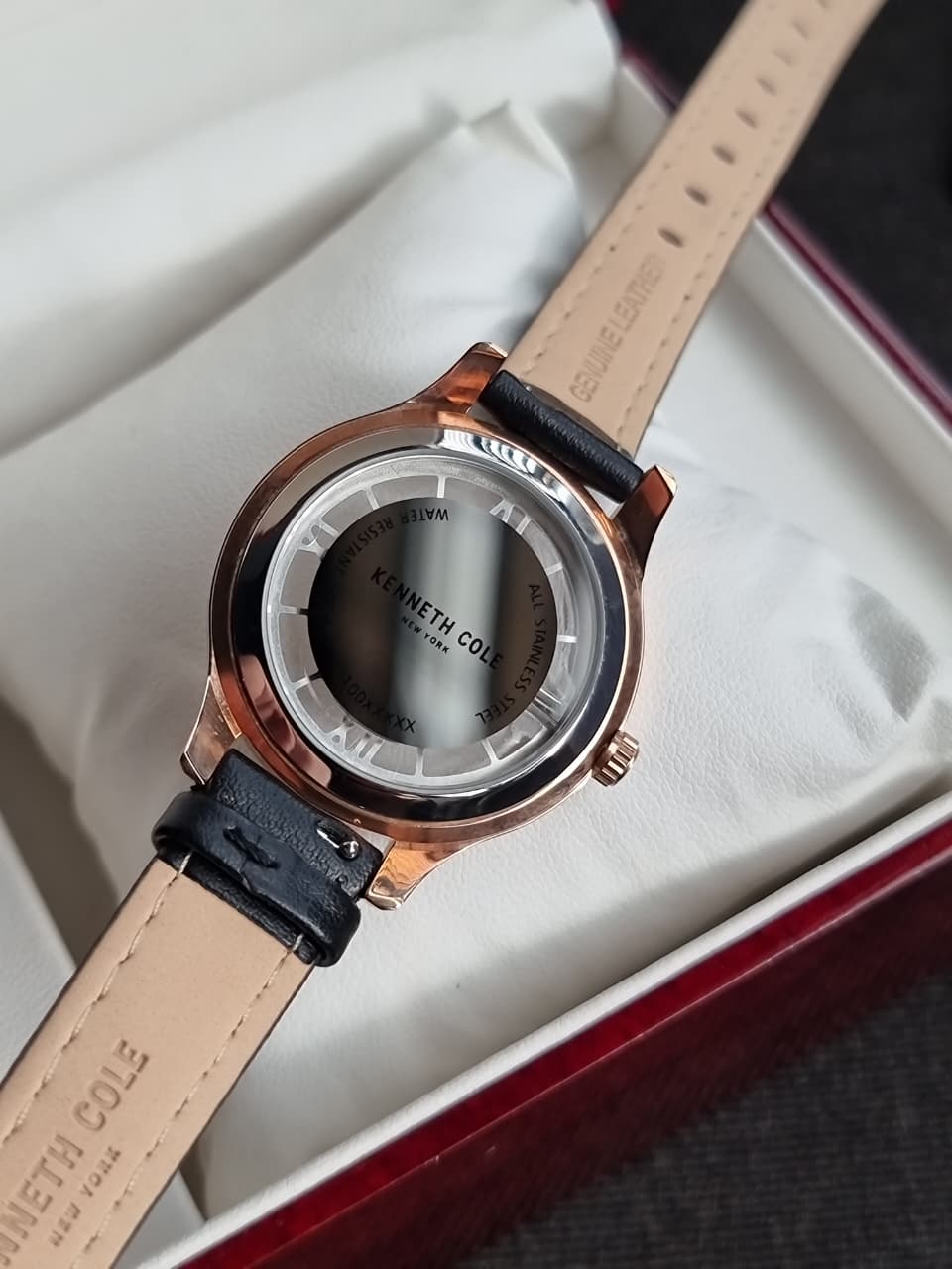 kenneth Cole Ladies Watch Skeleton dial Quartz Watch - Image 3