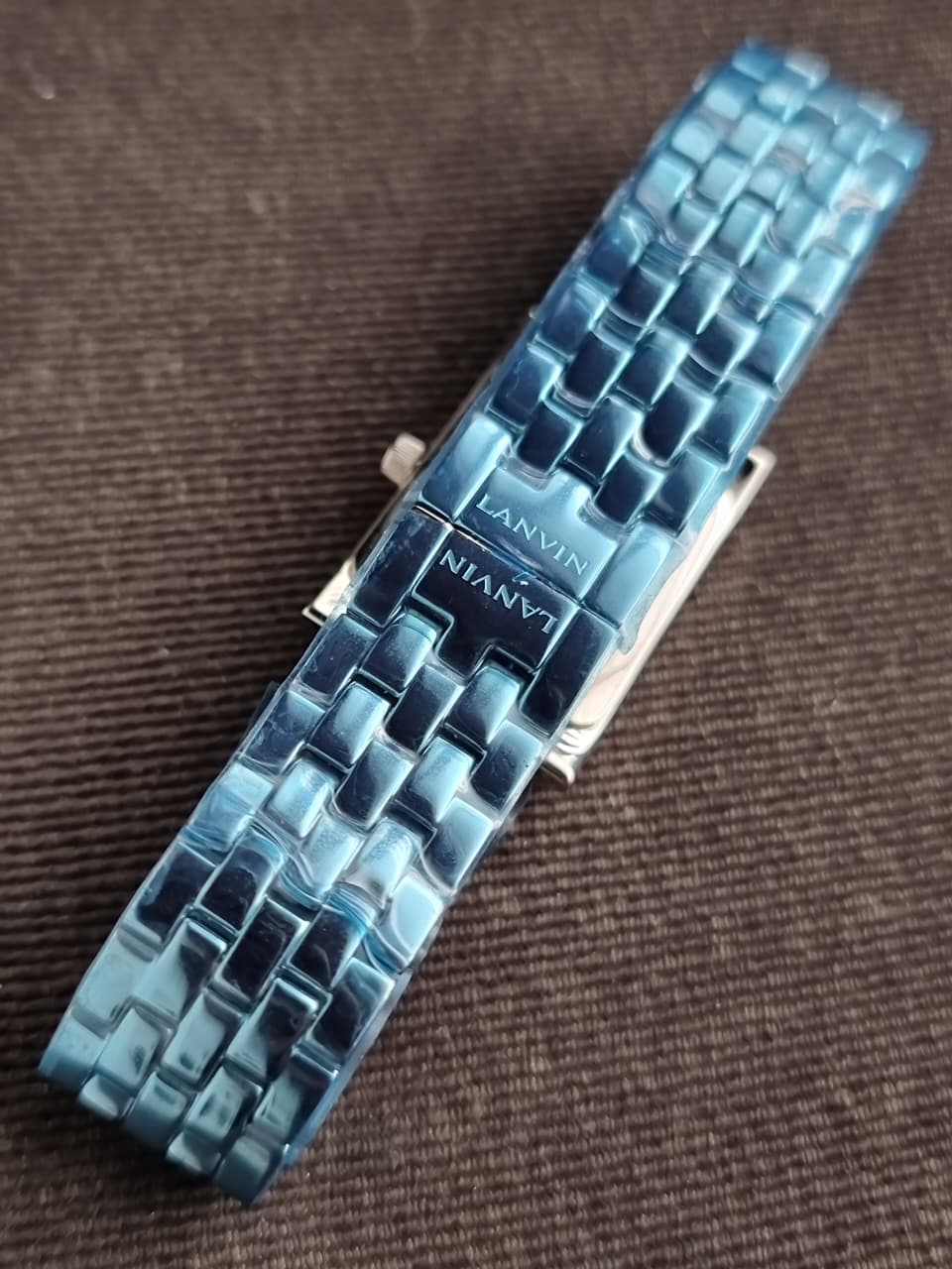 Lanvin Swiss Made Silver Chain Quartz Watch - Image 3