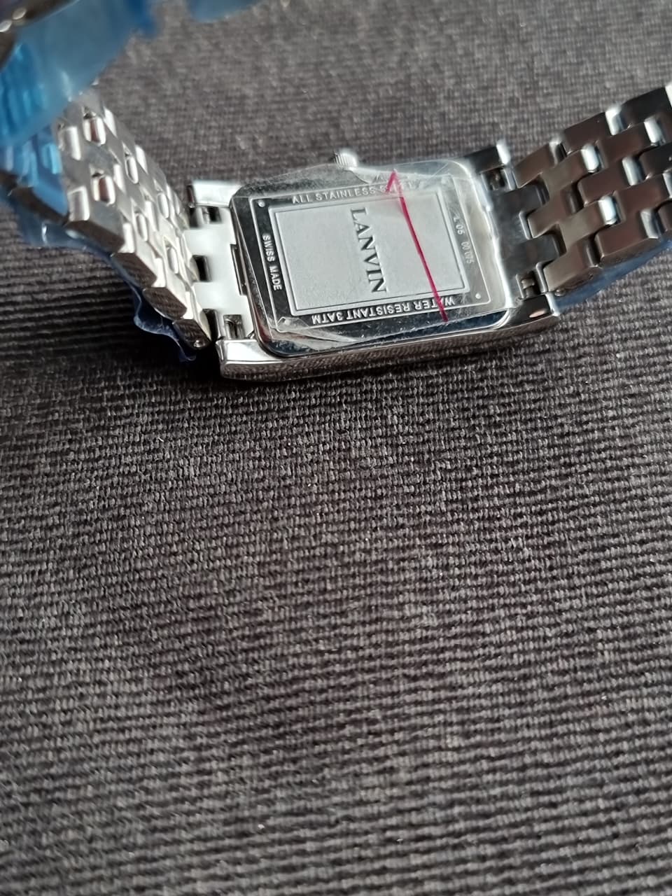 Lanvin Swiss Made Silver Chain Quartz Watch - Image 4