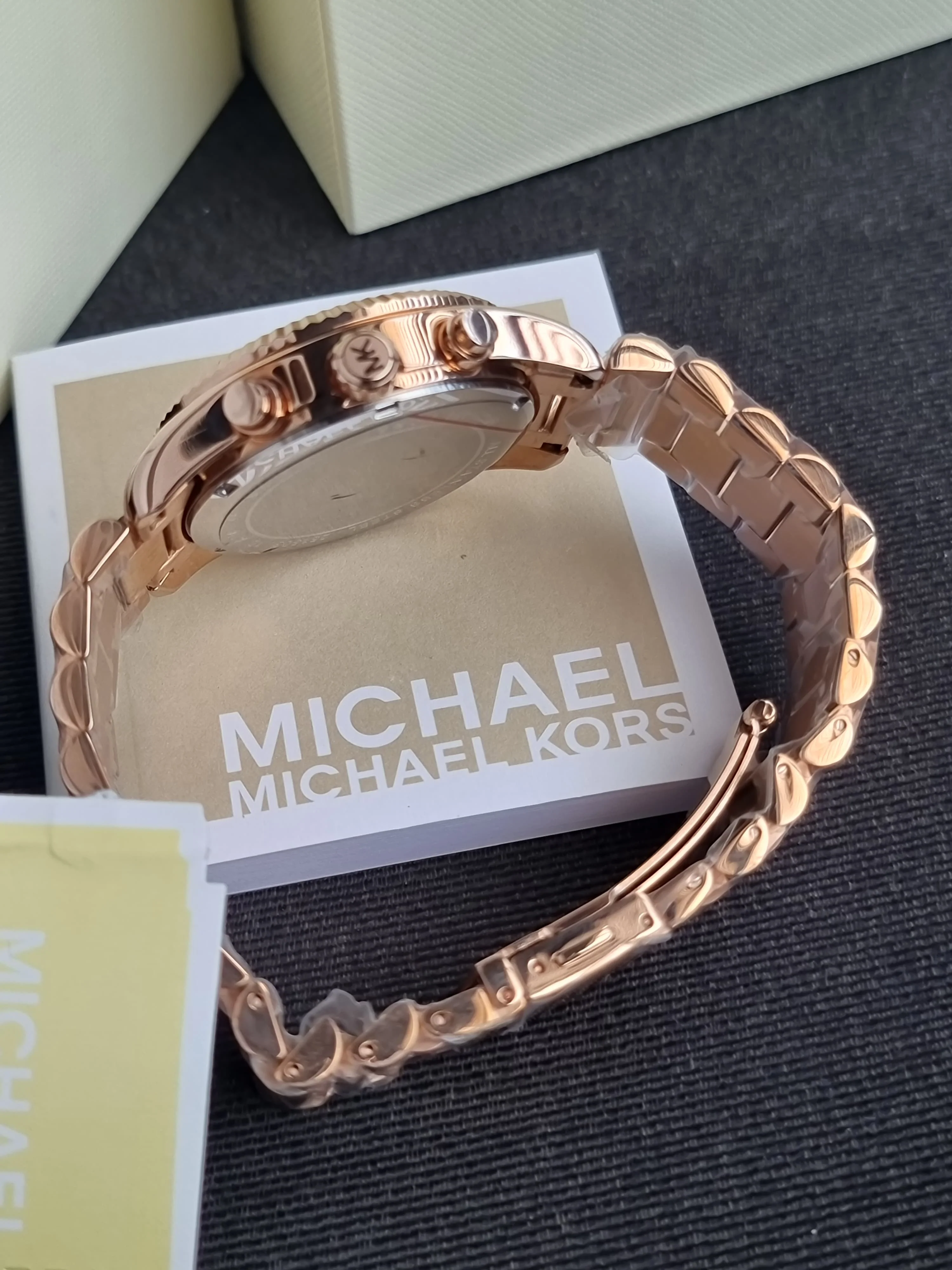 Lexington Rose Gold-Tone Watch MK7217 - Image 6