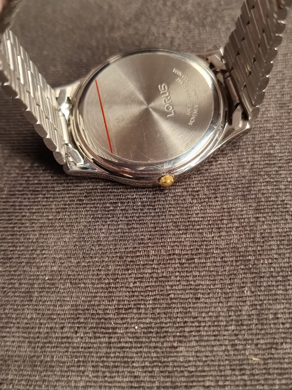 Lorus Sub Brand Of Seiko Two TOne Gents Watch Blue dial - Image 2