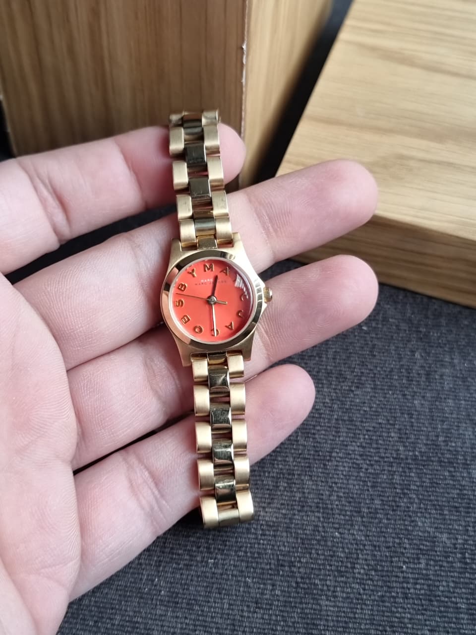 Marc by Marc Jacobs Henry Dinky Gold Tone Women's Watch - MBM3202 - Image 4