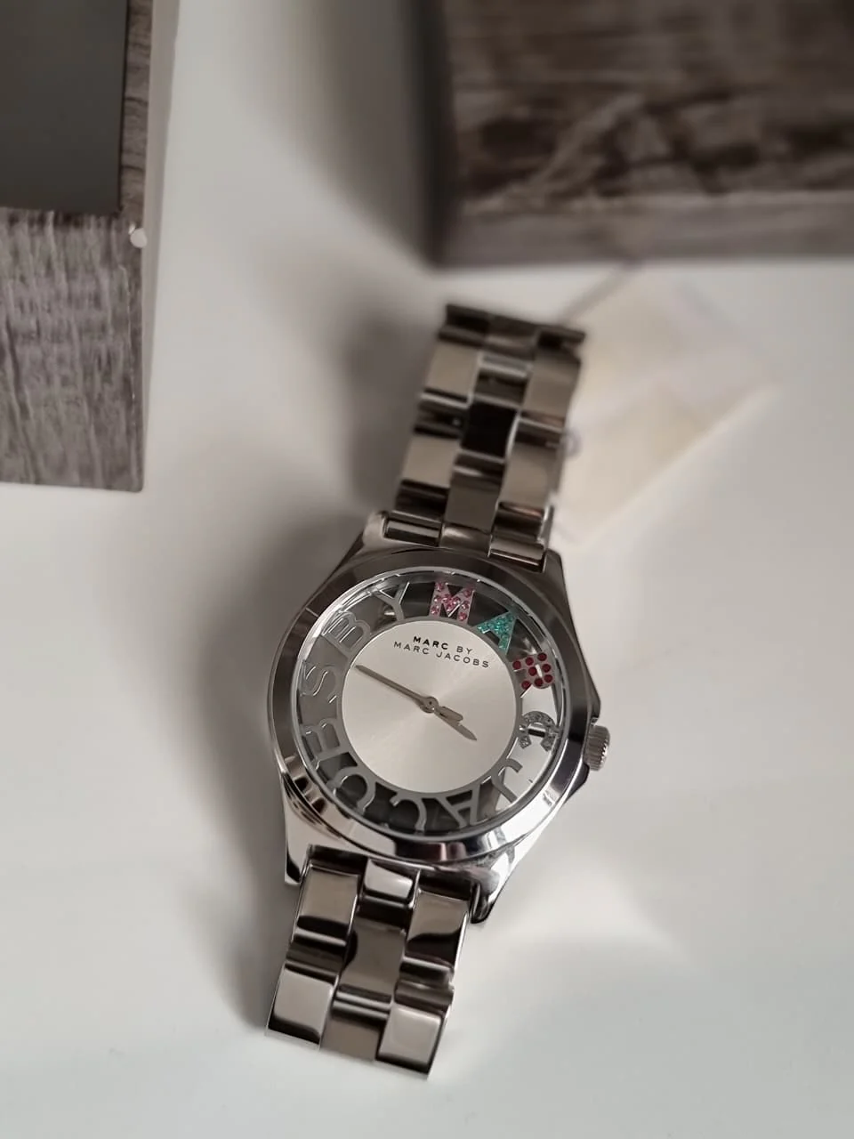MARC BY MARC JACOBS Henry Quartz Silver Dial Stainless Steel Ladies Watch - Image 4