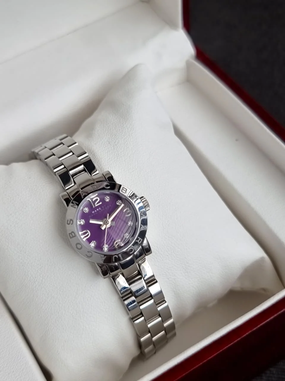 Marc by Marc Jacobs MBM3228 Purple Dial Stainless Steel Women’s Watch - Image 2