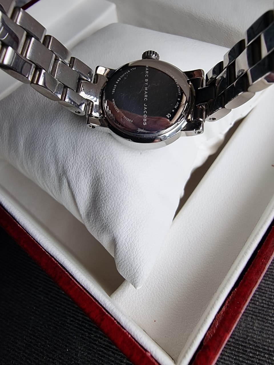 Marc by Marc Jacobs MBM3228 Purple Dial Stainless Steel Women’s Watch - Image 5