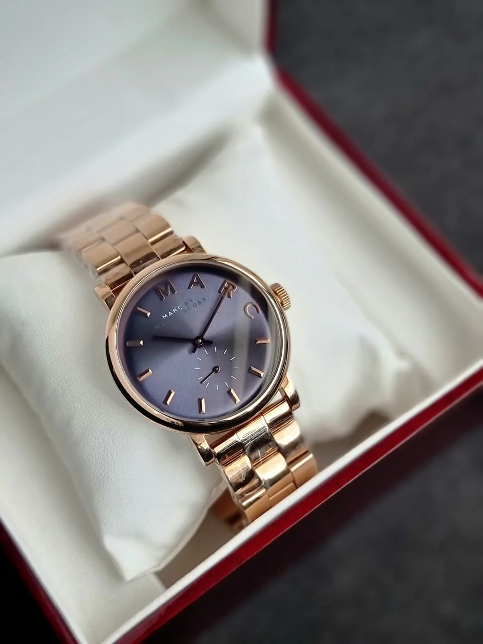 Marc by Marc Jacobs Women’s Quartz Stainless Steel Navy Blue Dial 36mm Watch MBM3330 - Image 2