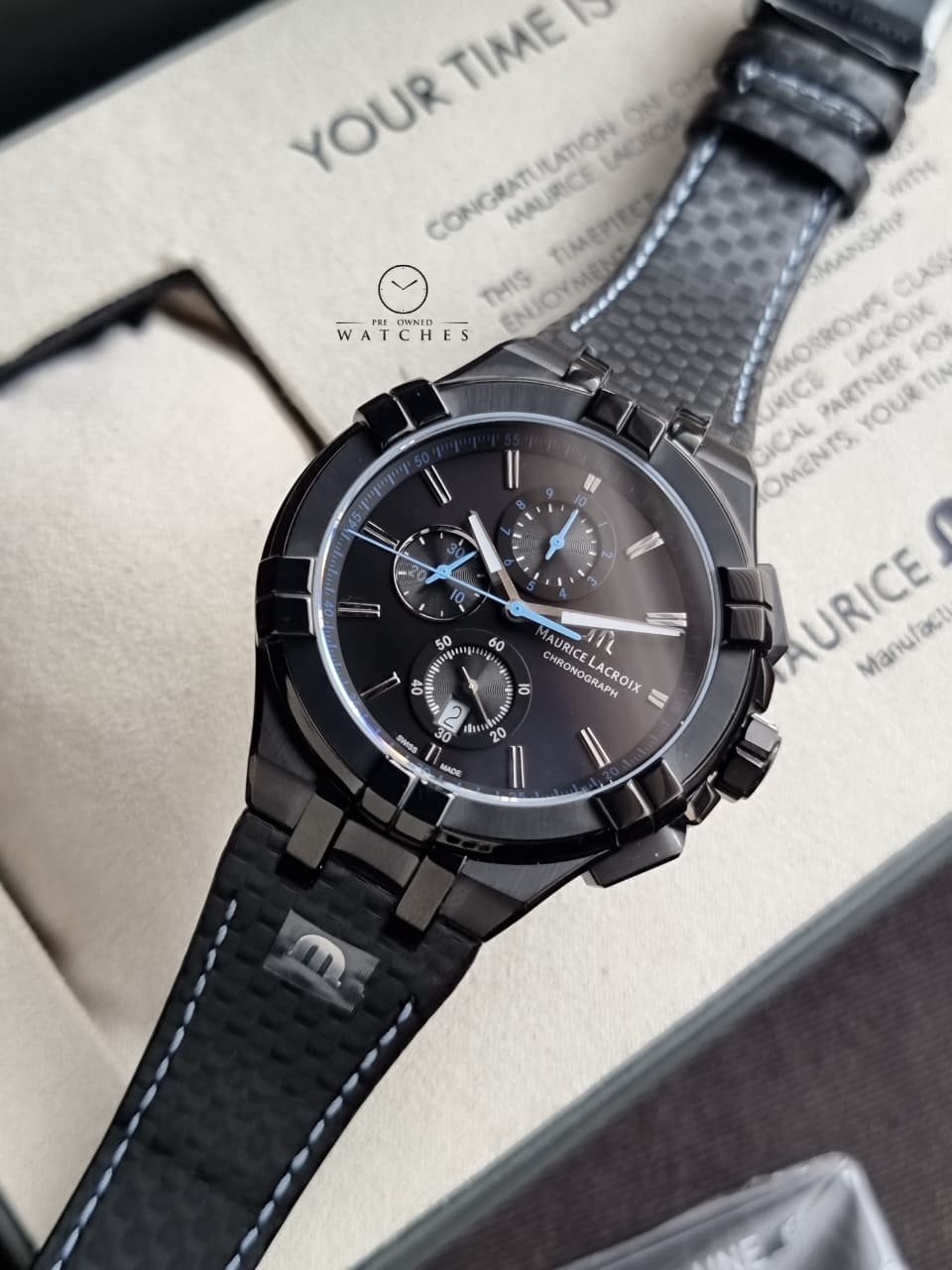 Maurice Lacroix Aikon AI1018-PVB01-337-1 Mens Chronograph - Image 6