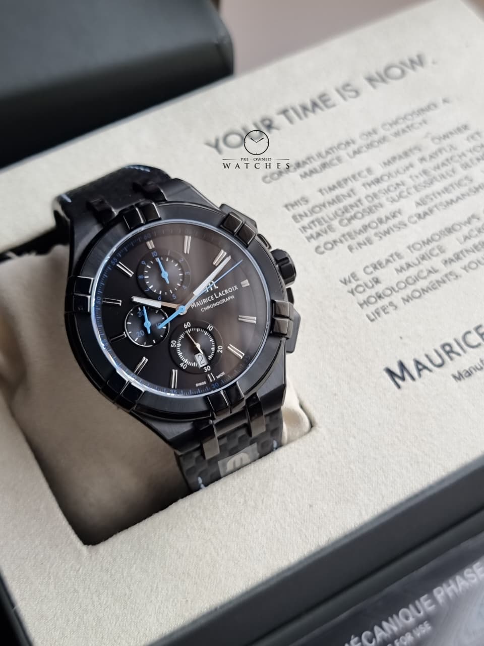 Maurice Lacroix Aikon AI1018-PVB01-337-1 Mens Chronograph - Image 7