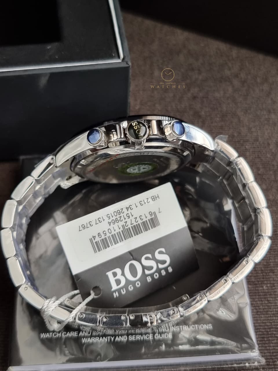 Men's Hugo Boss Chronograph Stainless Steel Watch 1512964 - Image 3