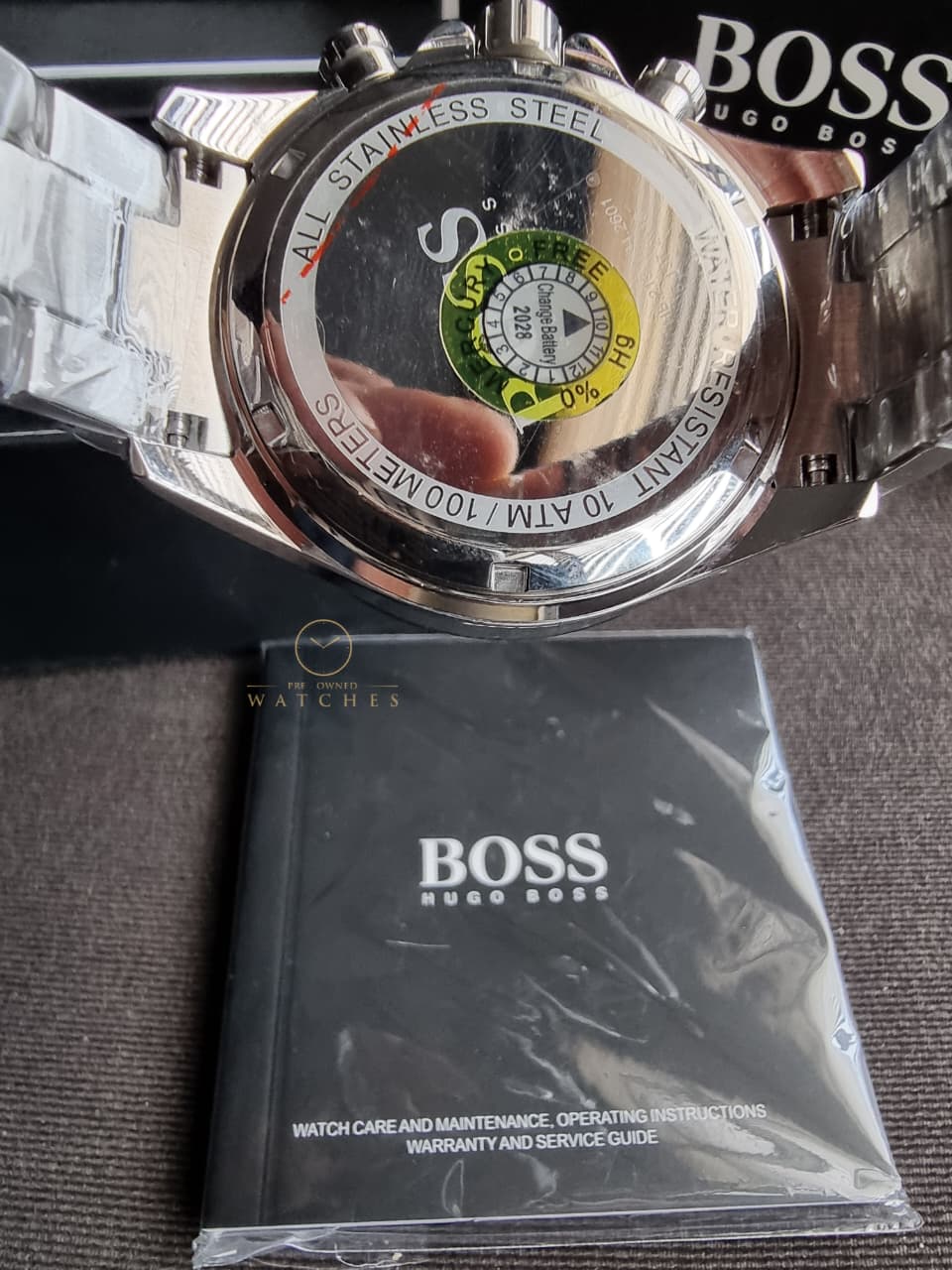 Men's Hugo Boss Chronograph Stainless Steel Watch 1512964 - Image 5