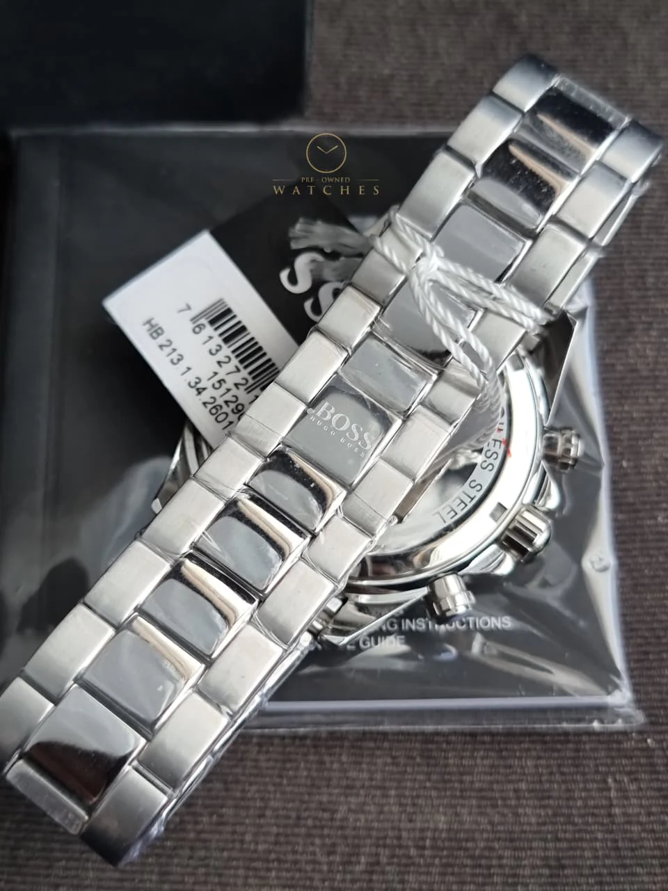 Men's Hugo Boss Chronograph Stainless Steel Watch 1512964 - Image 6
