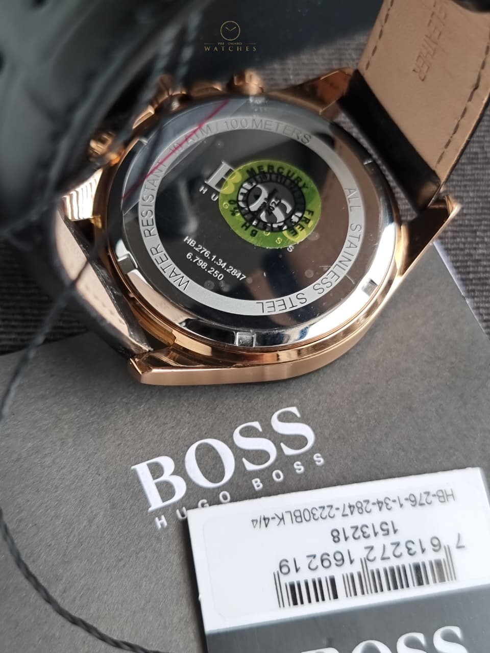 Mens Hugo Boss Chronograph Watch 1513218 - Image 4