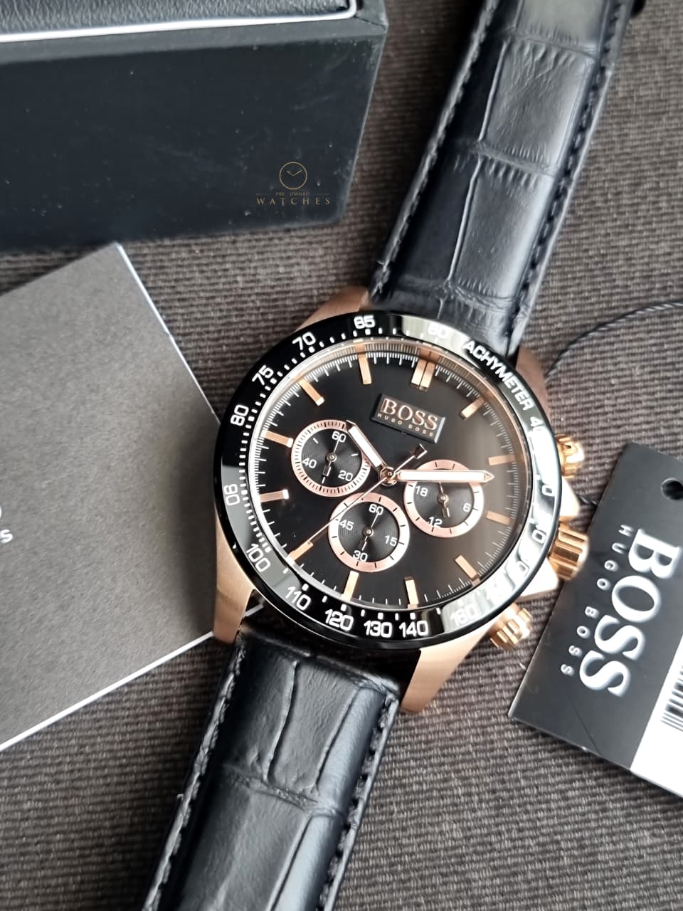 Mens Hugo Boss Chronograph Watch 1513218 - Image 6