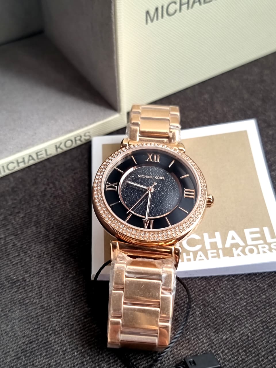 Michael Kors Analog Black Dial Women's Watch-MK3356 - Image 3