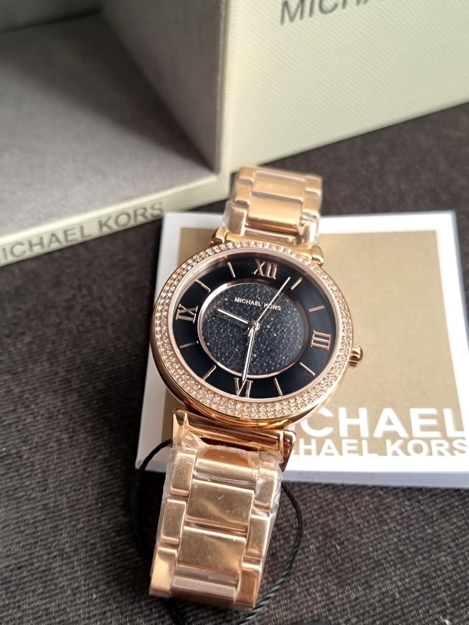Michael Kors Analog Black Dial Women's Watch-MK3356 - Image 5
