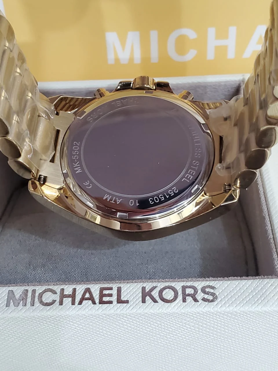 Michael Kors Bradshaw Gold-tone Stainless Steel Women's Watch MK5502 - Image 6