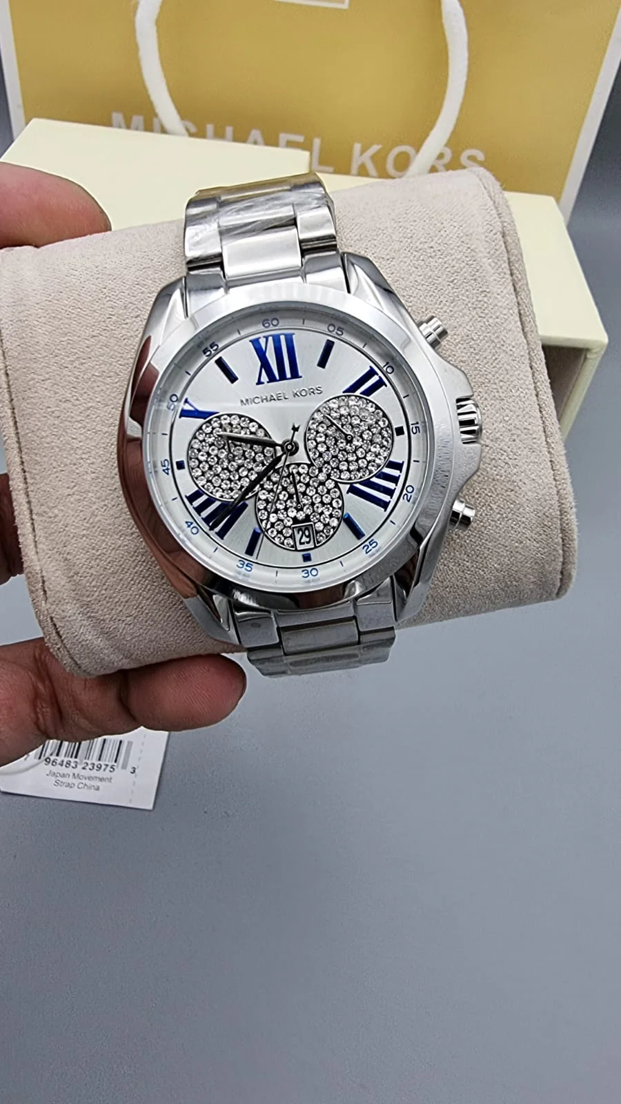 MICHAEL KORS Bradshaw Silver Crystal Pave Dial Ladies Watch MK6320 - Image 3