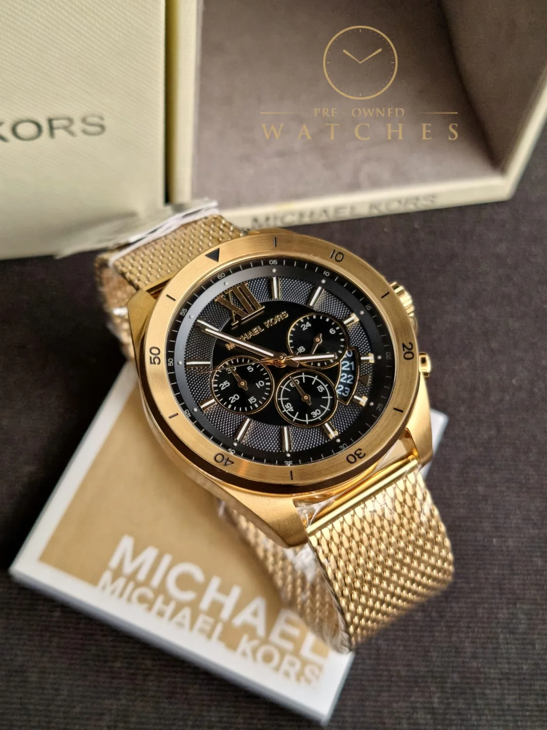 MICHAEL KORS Brecken Chronograph Quartz Black Dial Men's Watch MK8867 - Image 10