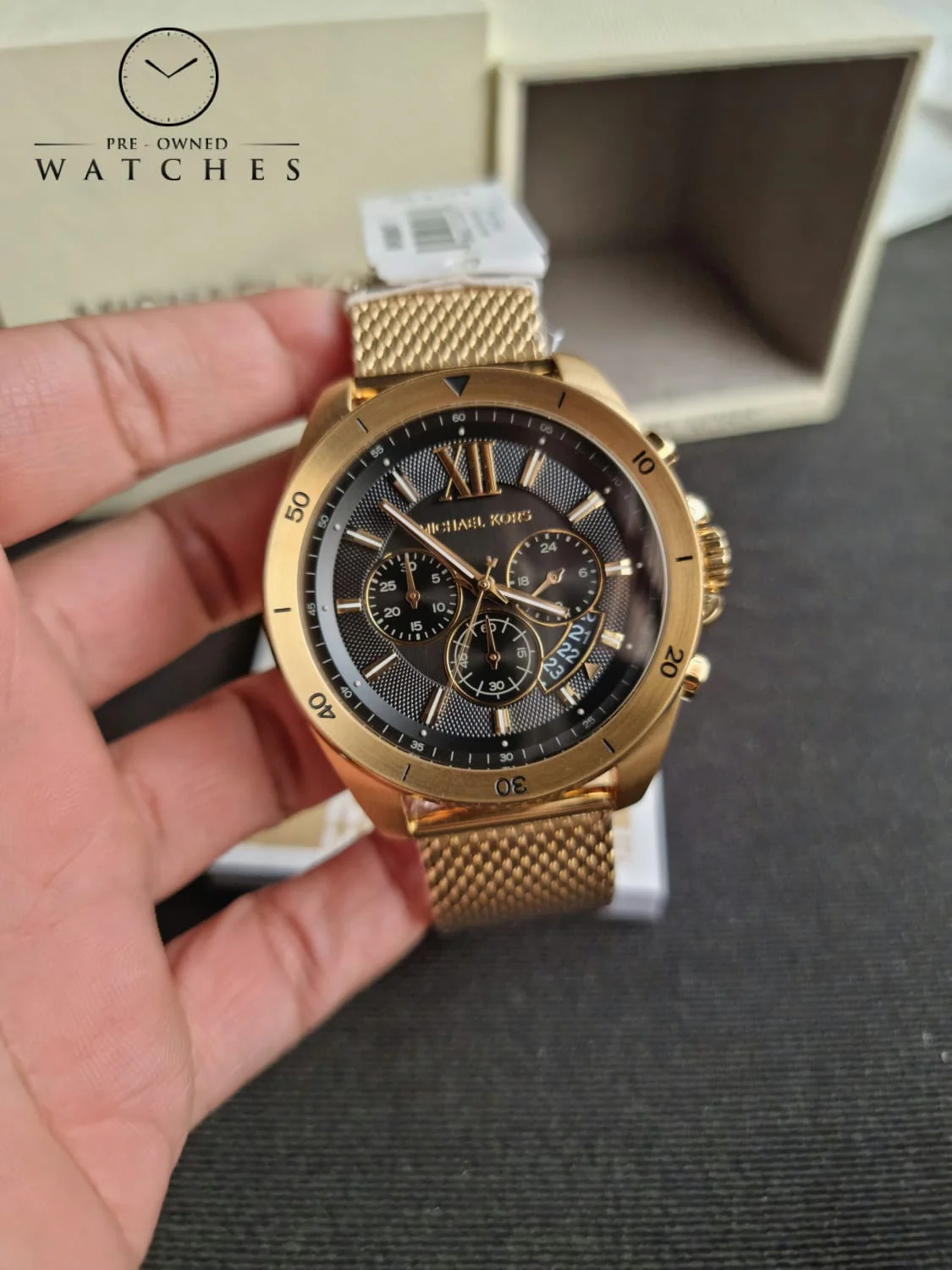 MICHAEL KORS Brecken Chronograph Quartz Black Dial Men's Watch MK8867 - Image 11