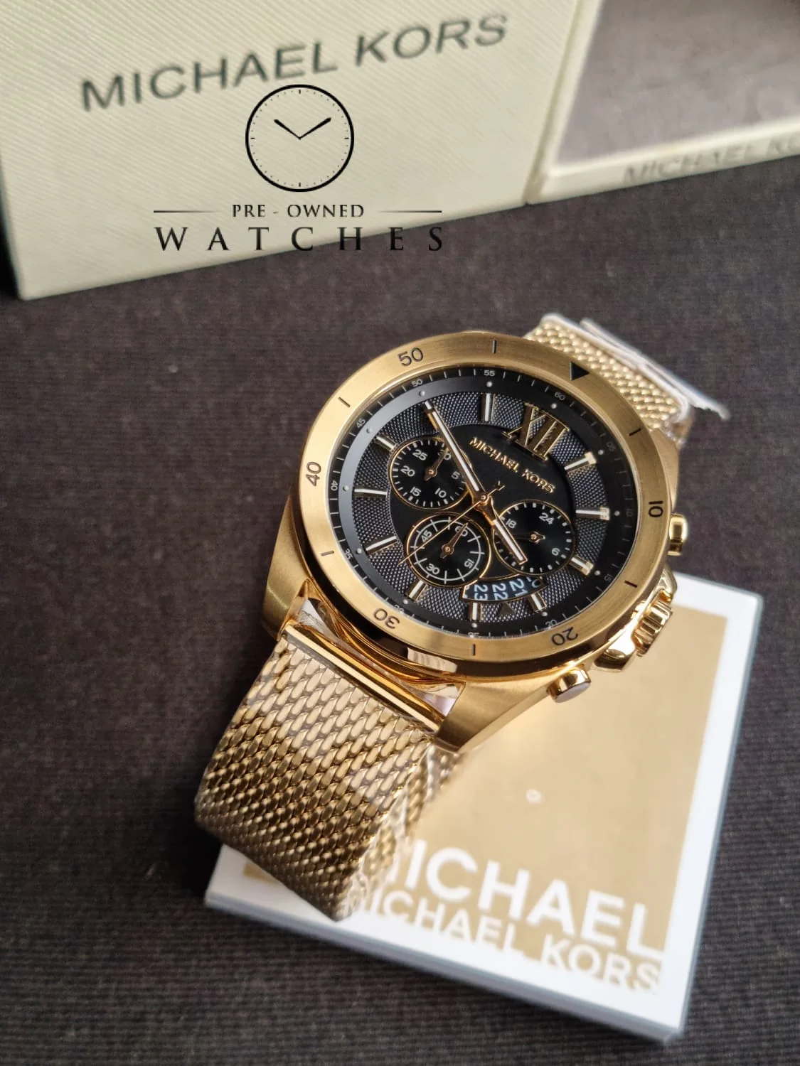 MICHAEL KORS Brecken Chronograph Quartz Black Dial Men's Watch MK8867 - Image 2
