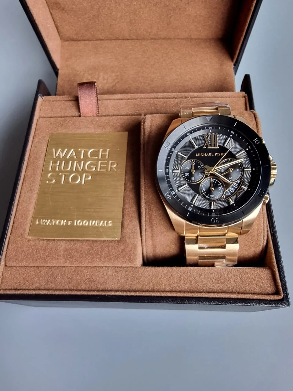 MICHAEL KORS Brecken Chronograph Quartz Crystal Black Dial Men's Watch MK8848 - Image 4