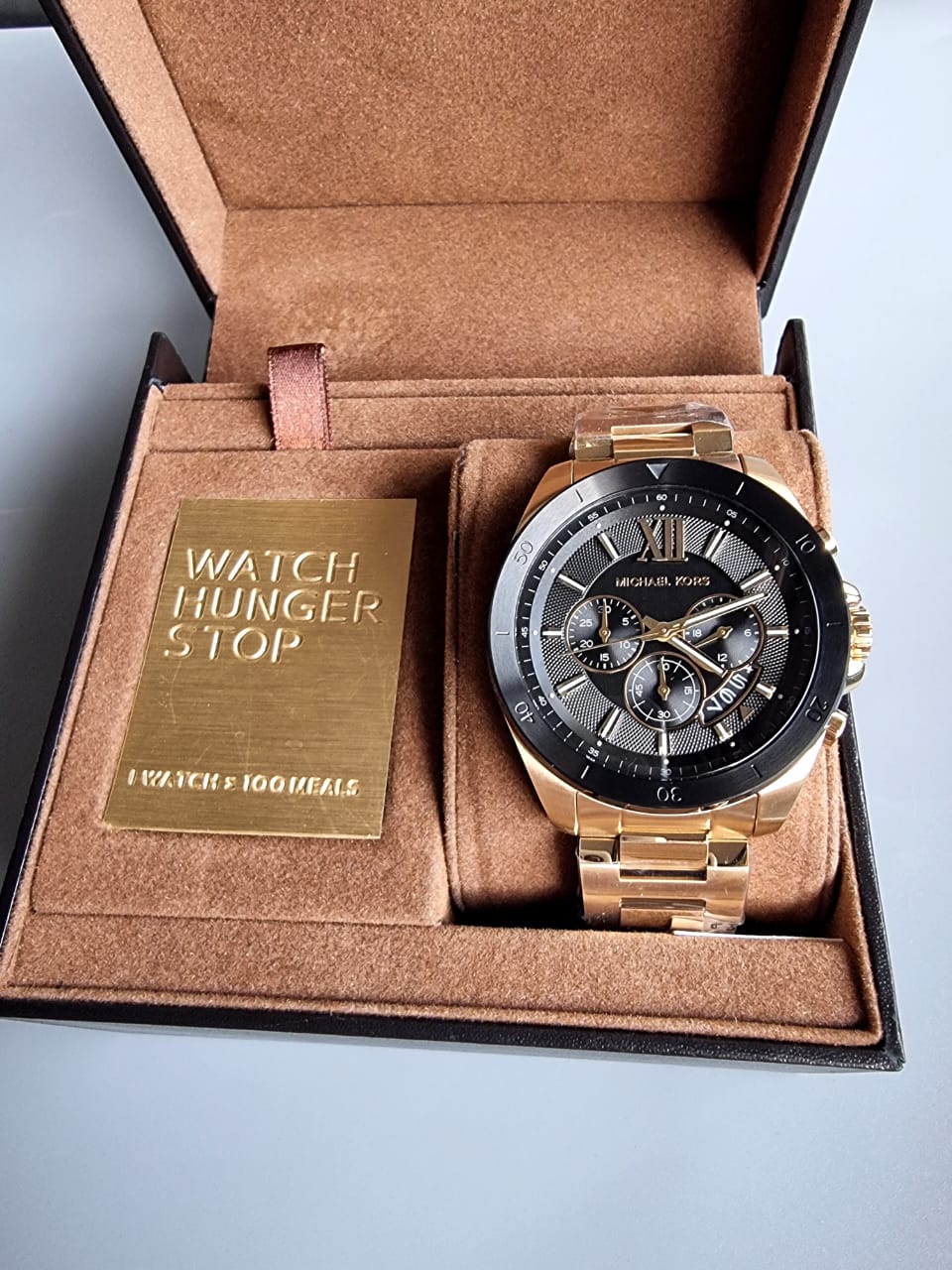 MICHAEL KORS Brecken Chronograph Quartz Crystal Black Dial Men's Watch MK8848 - Image 6