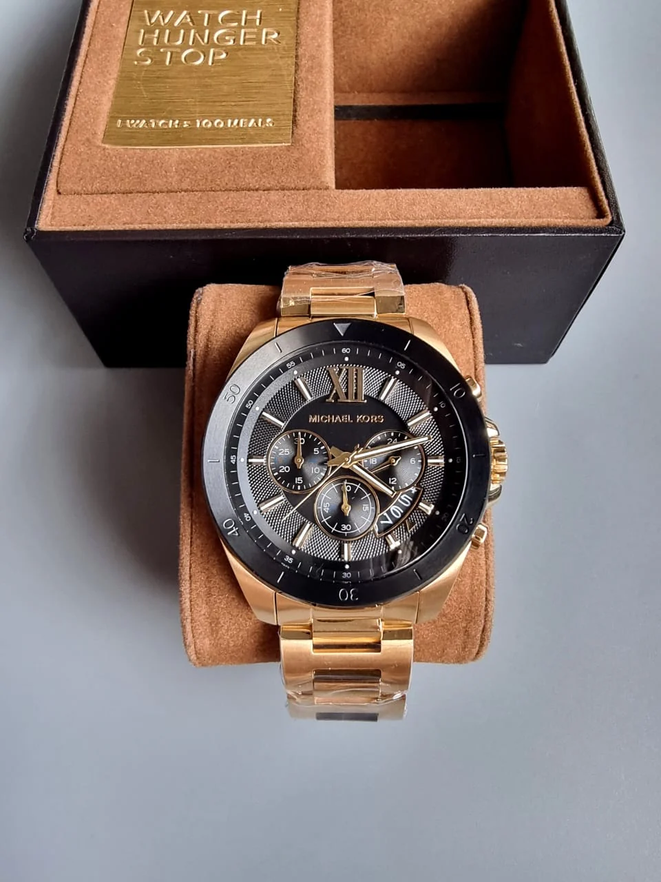 MICHAEL KORS Brecken Chronograph Quartz Crystal Black Dial Men's Watch MK8848 - Image 7
